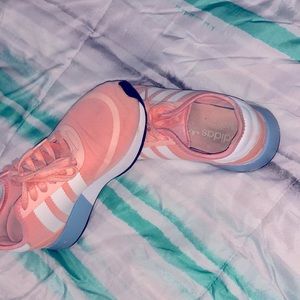 Pink adidas sneakers